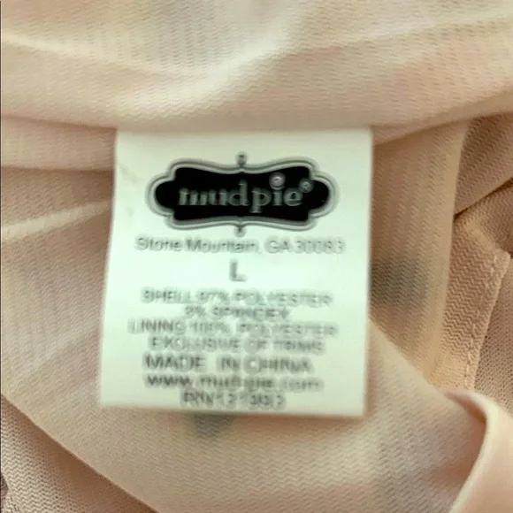 Mud Pie Blush Pink Dress-swing style. Lining attached in perfect condition NWT - Picture 5 of 8